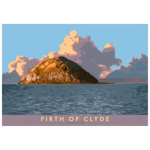 Firth of Clyde: Ailsa Craig, Giclée Art Print by Stewart Bremner