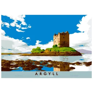 Argyll: Castle Stalker, Giclée Art Print by Stewart Bremner