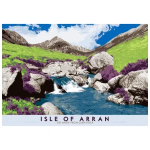 Isle of Arran: Cìr Mhòr from Glen Rosa, Giclée Art Print by Stewart Bremner