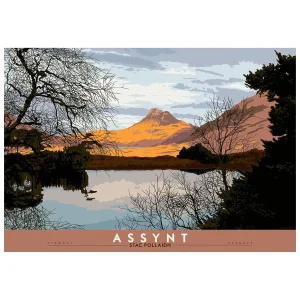 Assynt: Stac Pollaidh, Giclée Art Print by Stewart Bremner