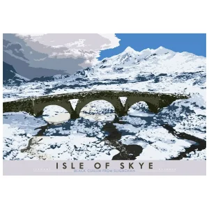 Isle of Skye: Black Cuilin from Sligachan, Giclée Art Print by Stewart Bremner