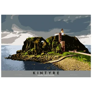 Kintyre: Sanda Lighthouse, Giclée Art Print by Stewart Bremner