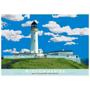 Wigtownshire: Mull of Galloway Lighthouse, Giclée Art Print by Stewart Bremner