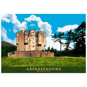 Aberdeenshire: Braemar Castle, Giclée Art Print by Stewart Bremner