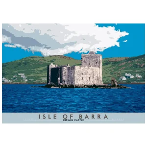 Isle of Barra: Kisimul Castle, Giclée Art Print by Stewart Bremner