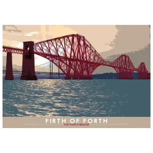 Firth of Forth: The Forth Bridge, Giclée Art Print by Stewart Bremner
