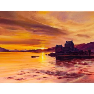 Dawn at Eilean Donan, Giclée Art Print by Scott McGregor