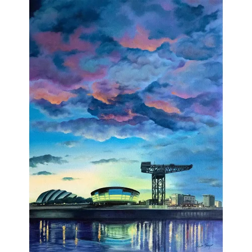 Glasgow Clydeside, Giclée Art Print by Scott McGregor