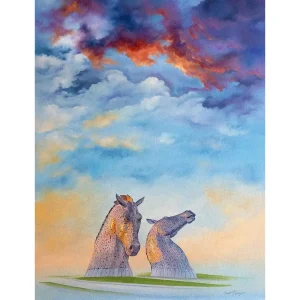 Kelpies, Giclée Art Print by Scott McGregor