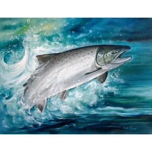 Salmon, Giclée Art Print by Scott McGregor