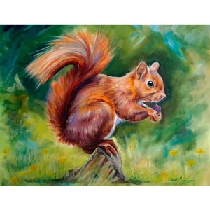 Squirrel, Giclée Art Print by Scott McGregor