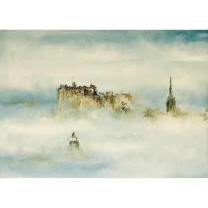Haar over Edinburgh, Giclée Art Print by Scott McGregor
