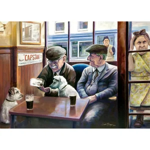 Wee Angus Likes a Pint, Giclée Art Print by Scott McGregor
