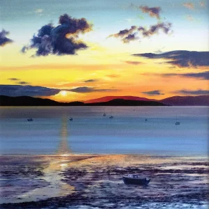 Sundown over Bute, Giclée Art Print by Scott McGregor