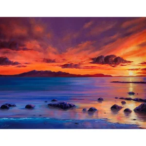 Arran Sunset, Giclée Art Print by Scott McGregor