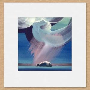 Pink Bass, Small Mounted Print by Esther Cohen