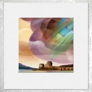 Eilean Donan Castle, Small Mounted Print by Esther Cohen