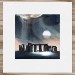 Winter Solstice, Small Mounted Print by Esther Cohen