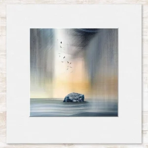 Drift Bass, Canty Bay, Small Mounted Print by Esther Cohen