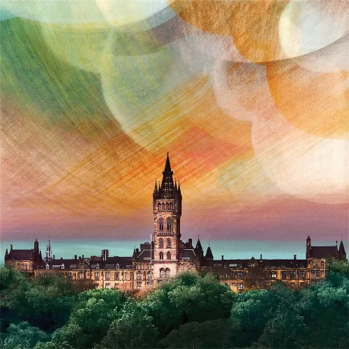 Glasgow University, Glasgow, Small Mounted Print by Esther Cohen - Image 2