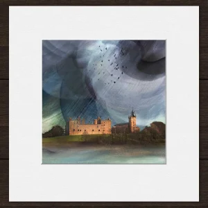 Linlithgow Palace, West Lothian, Small Mounted Print by Esther Cohen