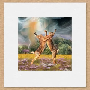 Borders Bothy, Small Mounted Print by Esther Cohen