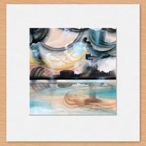 Glasgow Waterfront, Small Mounted Print by Esther Cohen