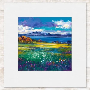 Tokavaig, Isle of Skye, Small Mounted Print by Jean Feeney