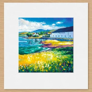 Talisker, Isle of Skye, Small Mounted Print by Jean Feeney