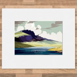 The Storr, The Isle of Skye, Small Mounted Print by Peter McDermott