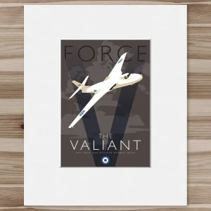 The Valiant, Small Mounted Print by Peter McDermott