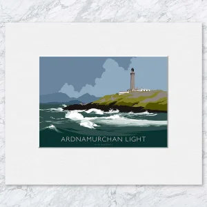 Ardnamurchan Light, Small Mounted Print by Peter McDermott
