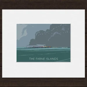 The Farne Islands, Small Mounted Print by Peter McDermott