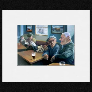 Best Mates, Small Mounted Print by Scott McGregor