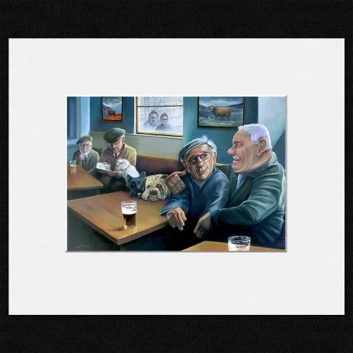 Best Mates, Small Mounted Print by Scott McGregor