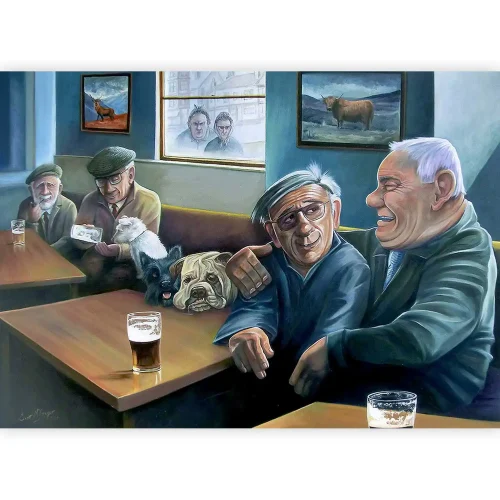 Best Mates, Small Mounted Print by Scott McGregor - Image 2