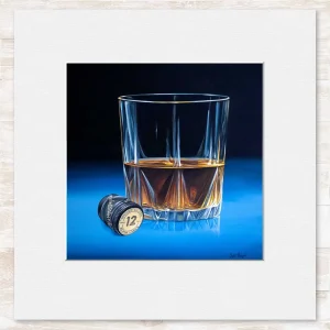 Johnnie Walker, Small Mounted Print by Scott McGregor