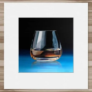 Neat Dram, Small Mounted Print by Scott McGregor