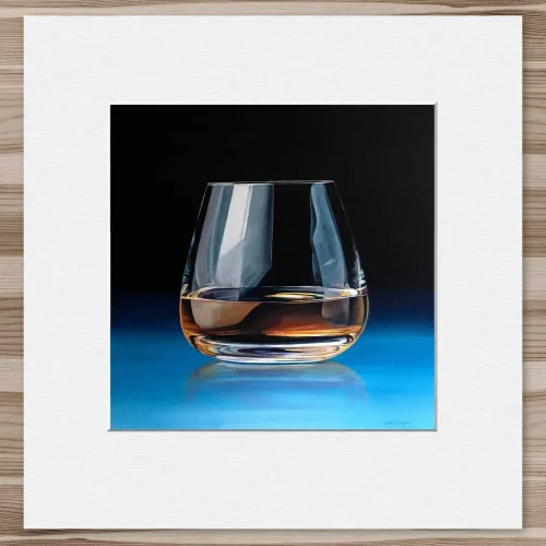 Neat Dram, Small Mounted Print by Scott McGregor