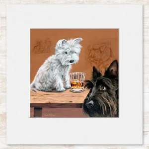 Yup, Definitely a Double Malt, Small Mounted Print by Scott McGregor