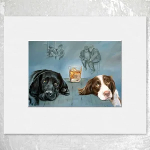 It Smells Great, Small Mounted Print by Scott McGregor