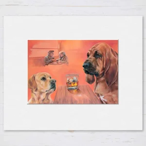 Smells Like a Twenty Year Old Malt, Small Mounted Print by Scott McGregor