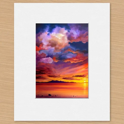 Arran, Small Mounted Print by Scott McGregor