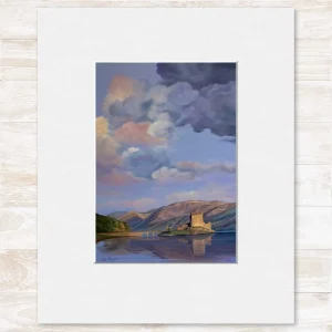 Eilean Donan Northside, Small Mounted Print by Scott McGregor
