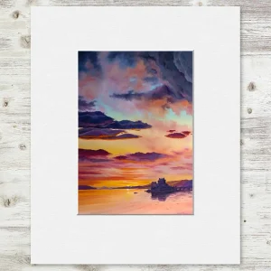 Eilean Donan Sunrise, Small Mounted Print by Scott McGregor