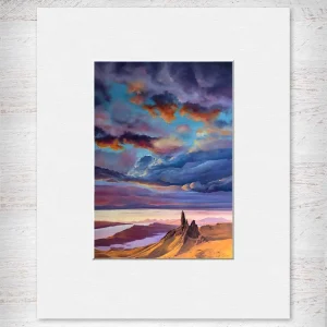 Old Man of Storr, Small Mounted Print by Scott McGregor