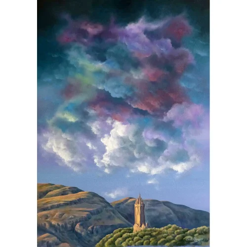 Wallace Monument, Small Mounted Print by Scott McGregor - Image 2