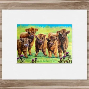 Rascals, Small Mounted Print by Scott McGregor