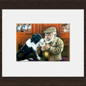 A Well Earned Drink, Small Mounted Print by Scott McGregor