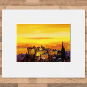 The Castle, Small Mounted Print by Scott McGregor